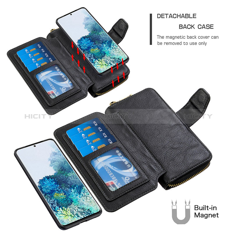 Coque Portefeuille Livre Cuir Etui Clapet B10F pour Samsung Galaxy S20 Plus 5G Plus