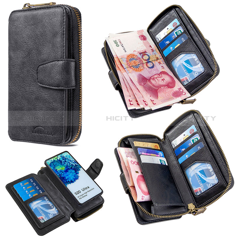 Coque Portefeuille Livre Cuir Etui Clapet B10F pour Samsung Galaxy S20 Ultra 5G Plus