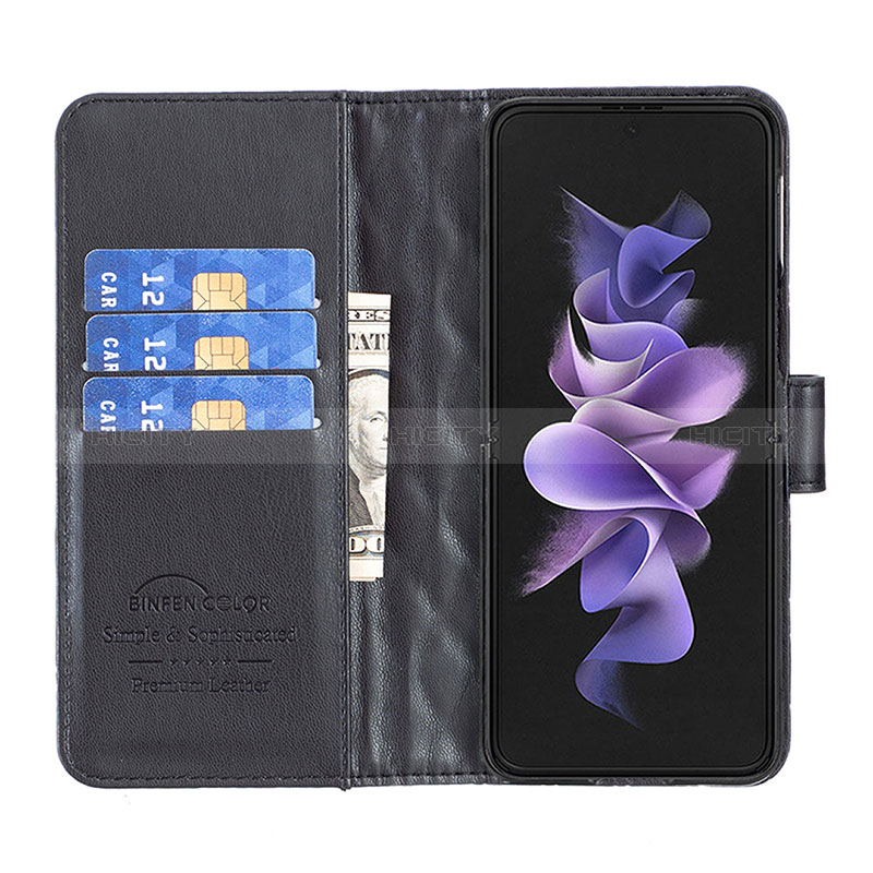 Coque Portefeuille Livre Cuir Etui Clapet B10F pour Samsung Galaxy Z Fold3 5G Plus