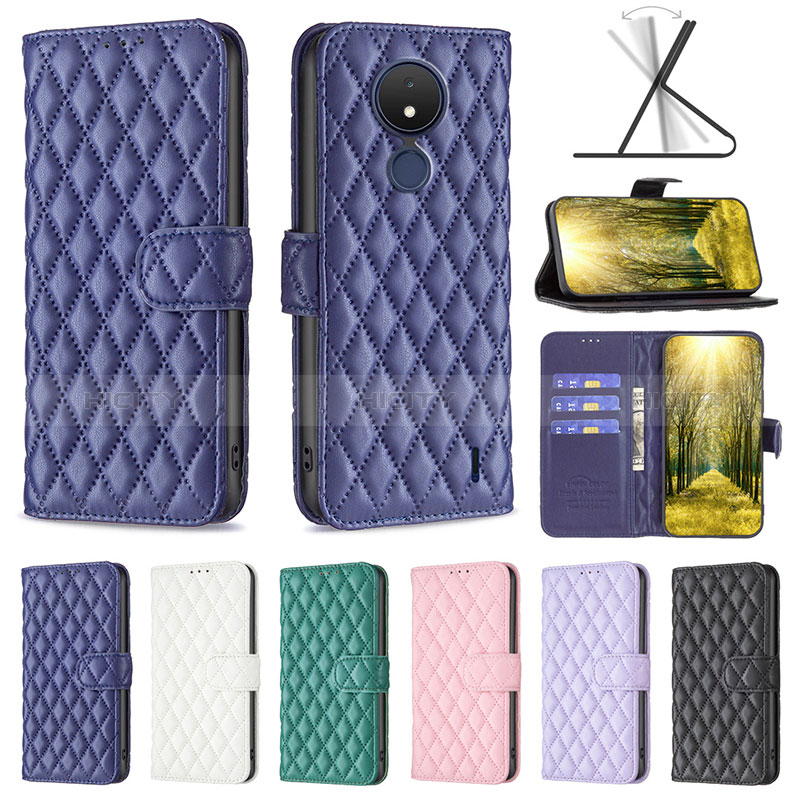 Coque Portefeuille Livre Cuir Etui Clapet B11F pour Nokia C21 Plus