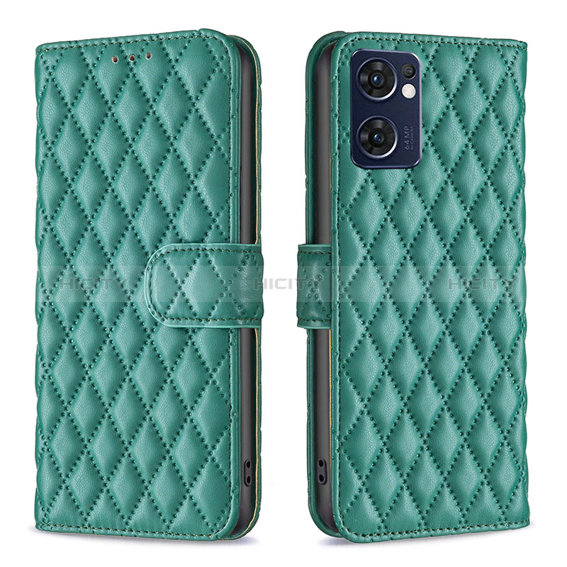 Coque Portefeuille Livre Cuir Etui Clapet B11F pour OnePlus Nord CE 2 5G Vert Plus