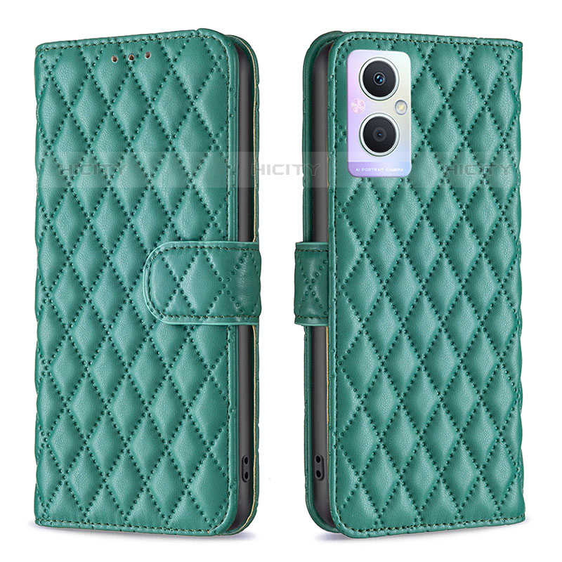 Coque Portefeuille Livre Cuir Etui Clapet B11F pour OnePlus Nord N20 5G Vert Plus