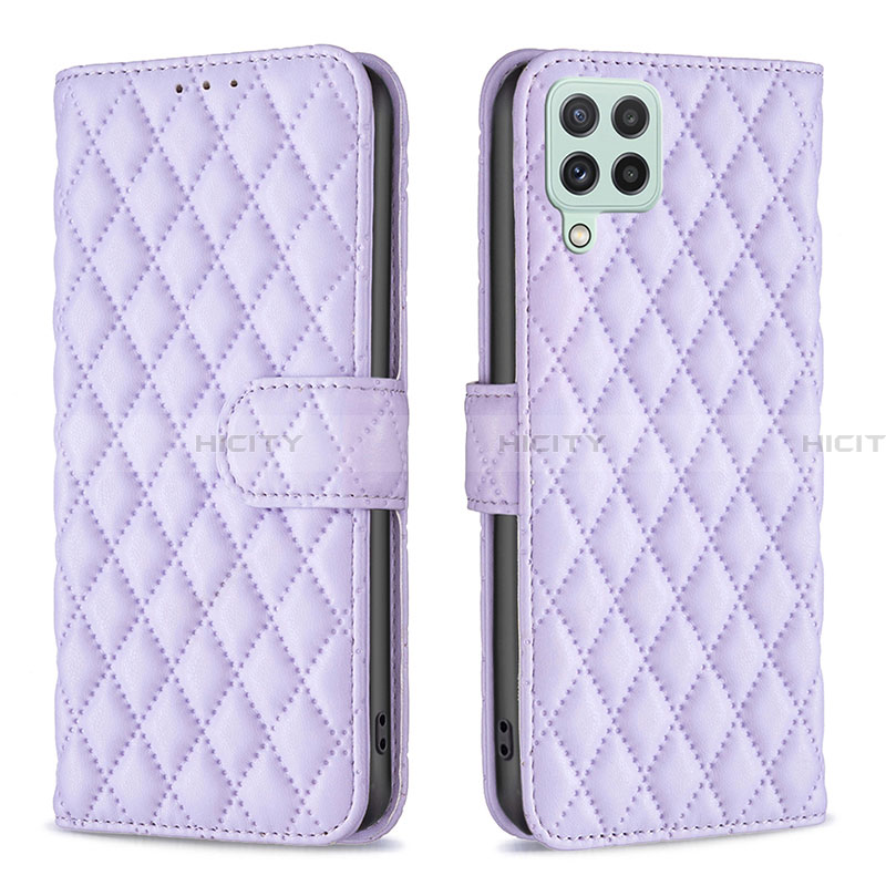 Coque Portefeuille Livre Cuir Etui Clapet B11F pour Samsung Galaxy A22 4G Violet Plus