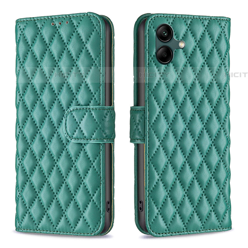 Coque Portefeuille Livre Cuir Etui Clapet B11F pour Samsung Galaxy F14 5G Vert Plus