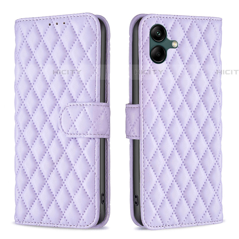 Coque Portefeuille Livre Cuir Etui Clapet B11F pour Samsung Galaxy F14 5G Violet Plus