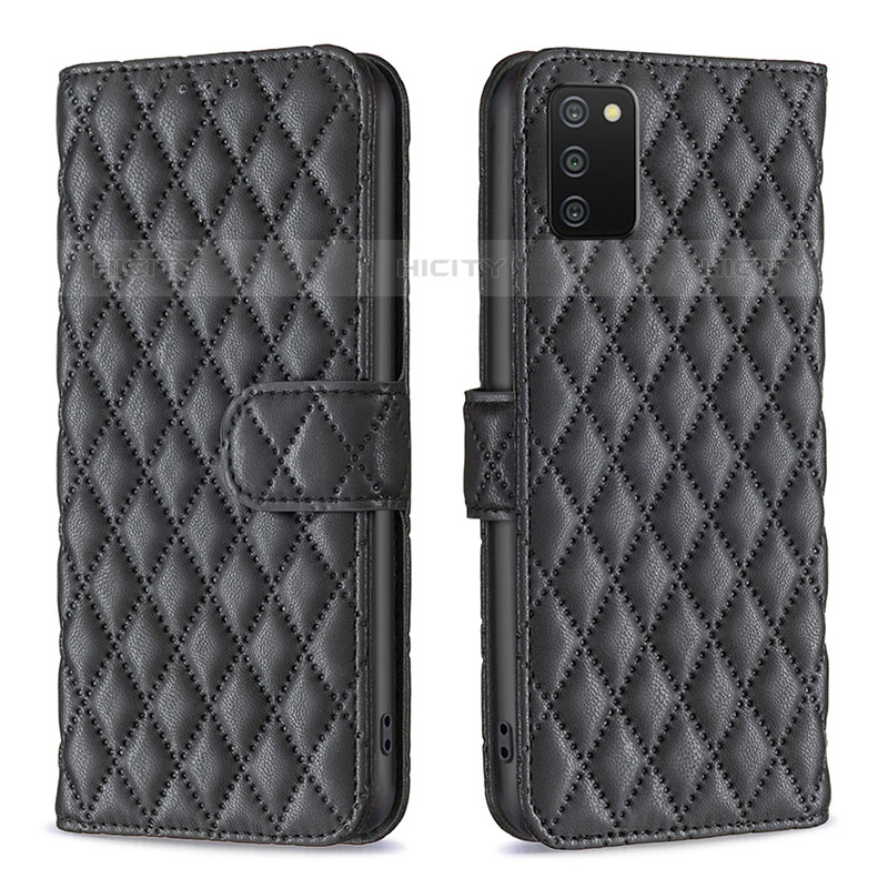 Coque Portefeuille Livre Cuir Etui Clapet B11F pour Samsung Galaxy M02s Noir Plus