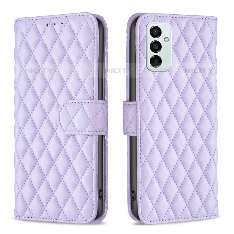 Coque Portefeuille Livre Cuir Etui Clapet B11F pour Samsung Galaxy M23 5G Violet Plus