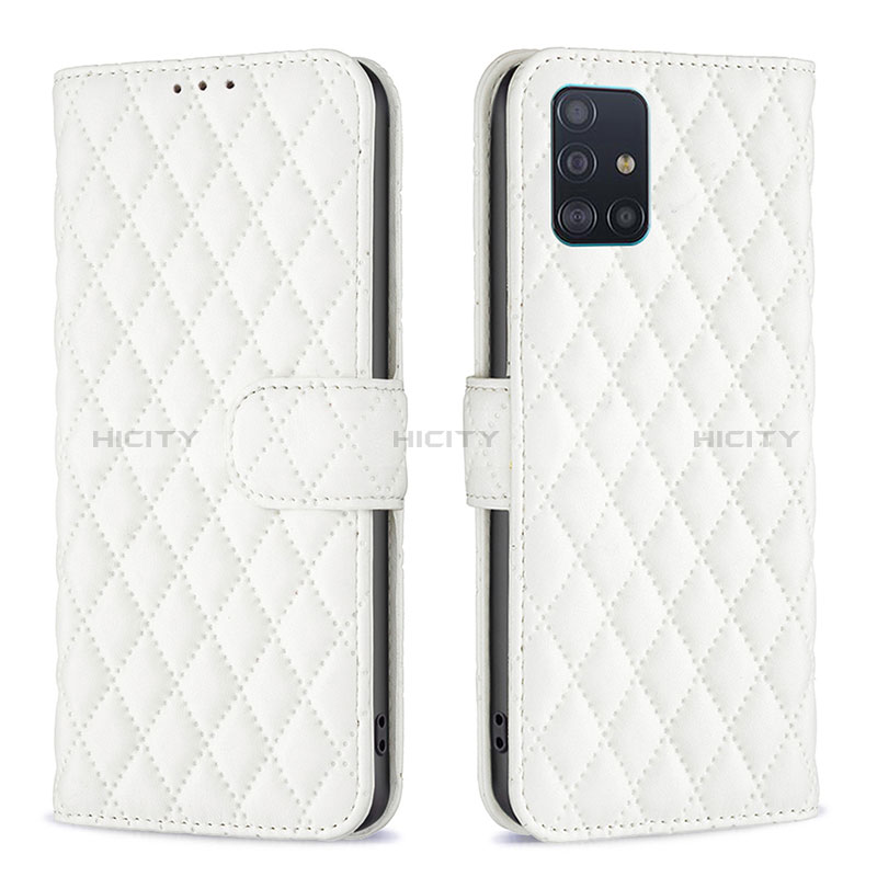 Coque Portefeuille Livre Cuir Etui Clapet B11F pour Samsung Galaxy M40S Blanc Plus