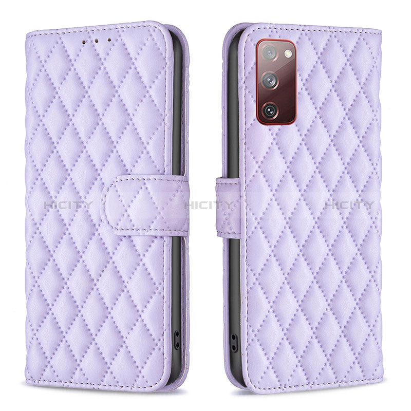 Coque Portefeuille Livre Cuir Etui Clapet B11F pour Samsung Galaxy S20 FE 4G Violet Plus