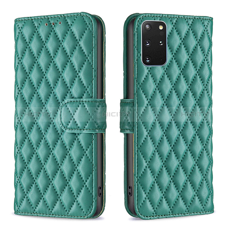 Coque Portefeuille Livre Cuir Etui Clapet B11F pour Samsung Galaxy S20 Plus Vert Plus