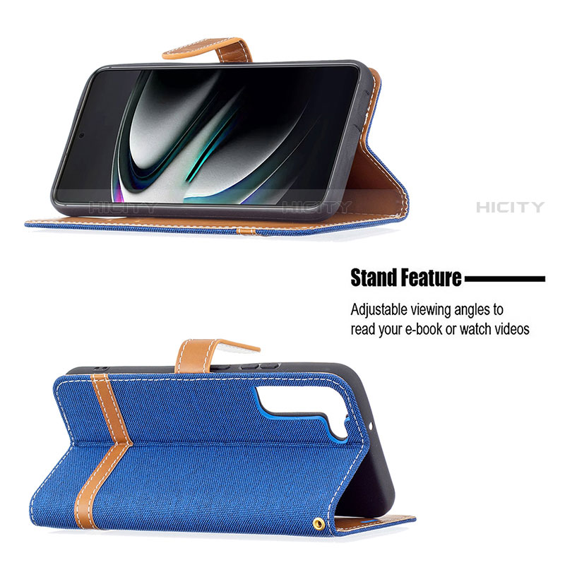 Coque Portefeuille Livre Cuir Etui Clapet B11F pour Samsung Galaxy S21 5G Plus