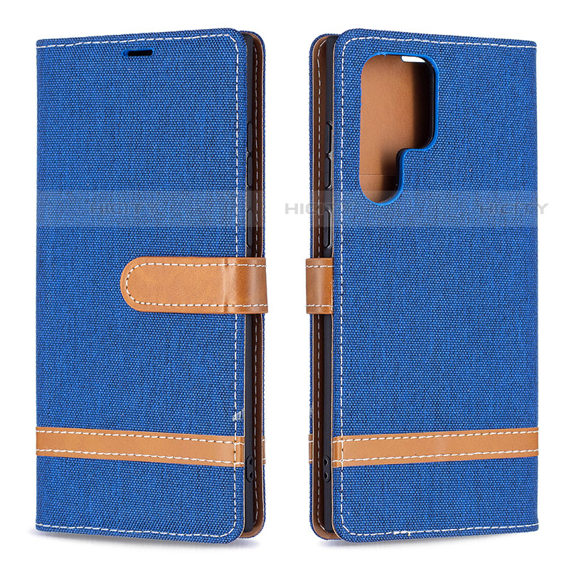 Coque Portefeuille Livre Cuir Etui Clapet B11F pour Samsung Galaxy S23 Ultra 5G Plus