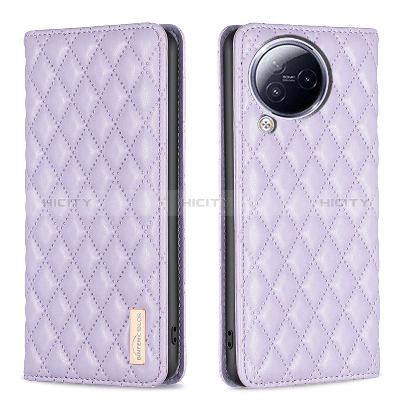 Coque Portefeuille Livre Cuir Etui Clapet B11F pour Xiaomi Civi 3 5G Violet Plus