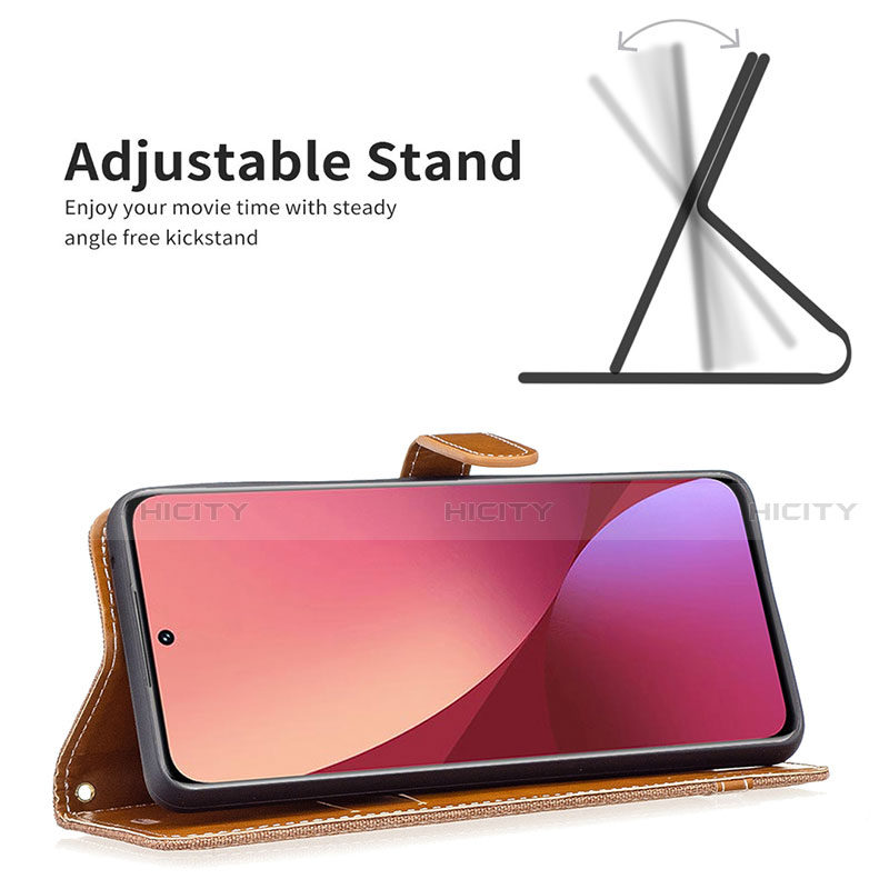 Coque Portefeuille Livre Cuir Etui Clapet B11F pour Xiaomi Mi 12 5G Plus