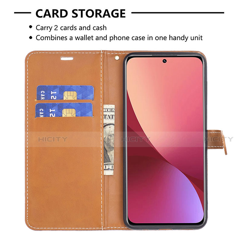 Coque Portefeuille Livre Cuir Etui Clapet B11F pour Xiaomi Mi 12 5G Plus