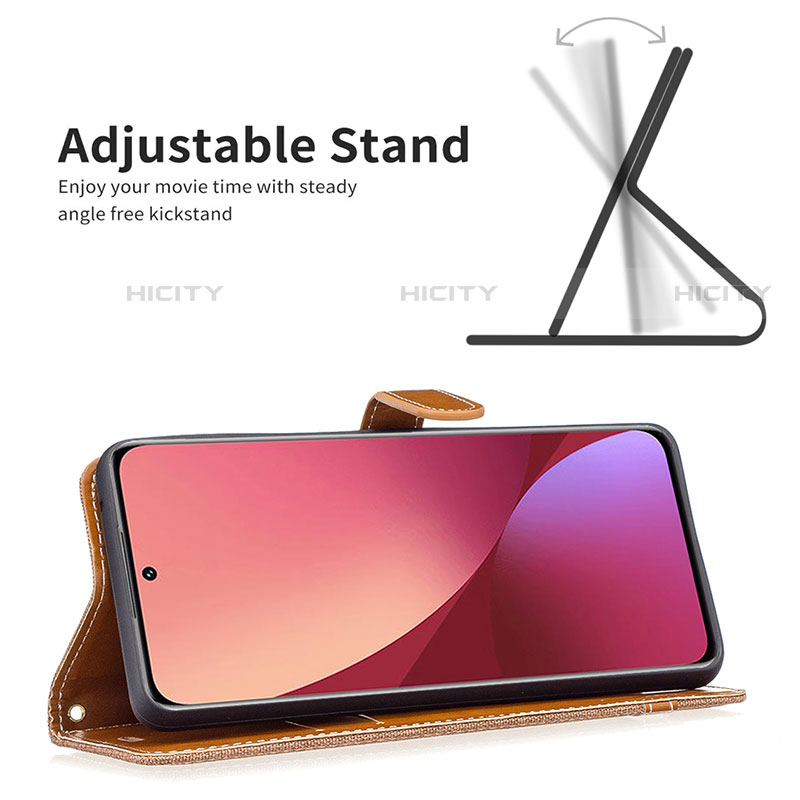 Coque Portefeuille Livre Cuir Etui Clapet B11F pour Xiaomi Mi 12S Pro 5G Plus