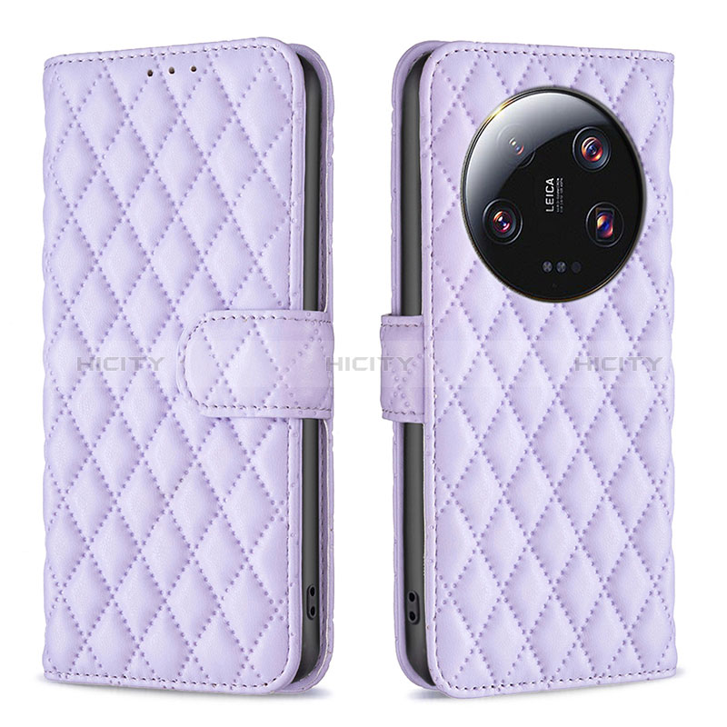 Coque Portefeuille Livre Cuir Etui Clapet B11F pour Xiaomi Mi 13 Ultra 5G Violet Plus