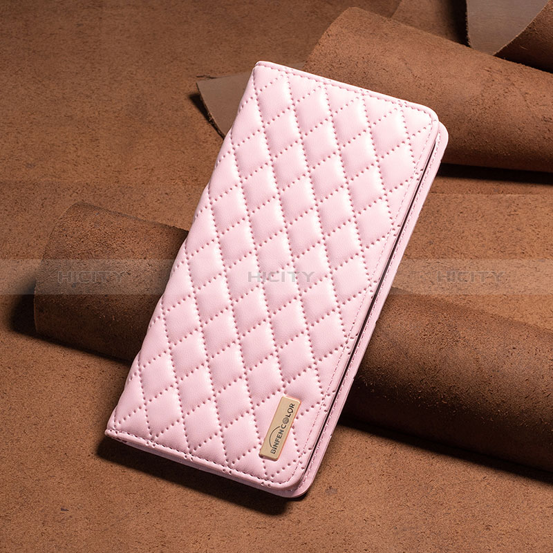 Coque Portefeuille Livre Cuir Etui Clapet B11F pour Xiaomi Redmi Note 12 Pro 5G Or Rose Plus