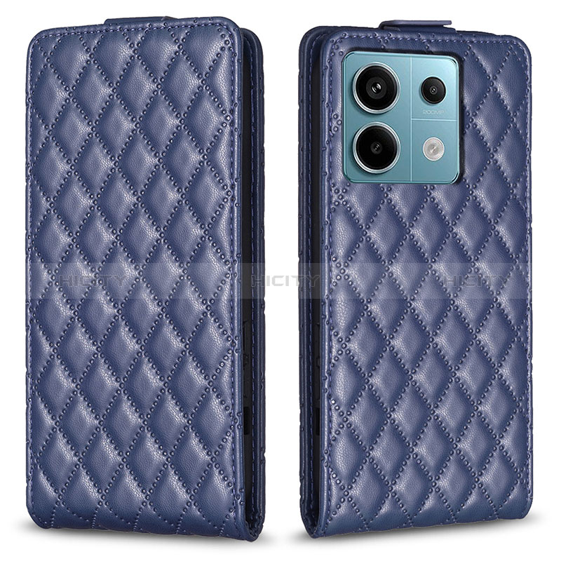 Coque Portefeuille Livre Cuir Etui Clapet B11F pour Xiaomi Redmi Note 13 Pro 5G Bleu Plus