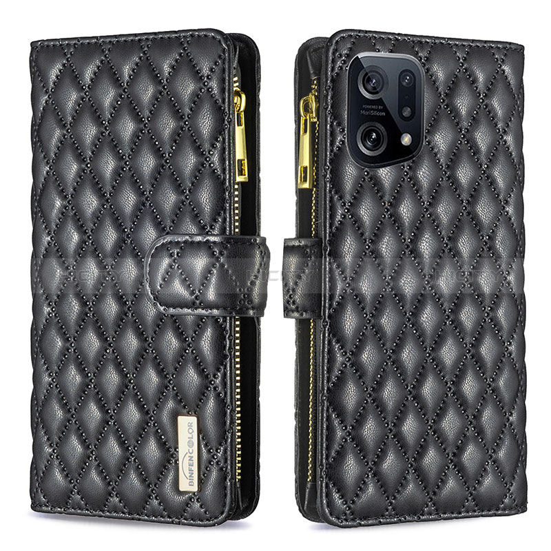 Coque Portefeuille Livre Cuir Etui Clapet B12F pour Oppo Find X5 5G Plus