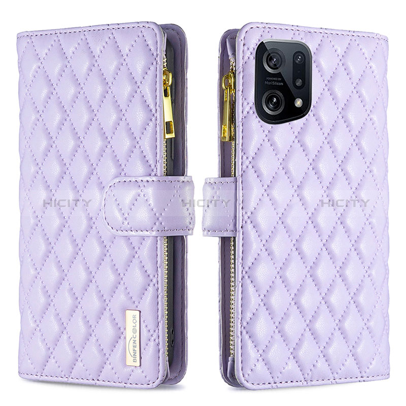 Coque Portefeuille Livre Cuir Etui Clapet B12F pour Oppo Find X5 5G Plus