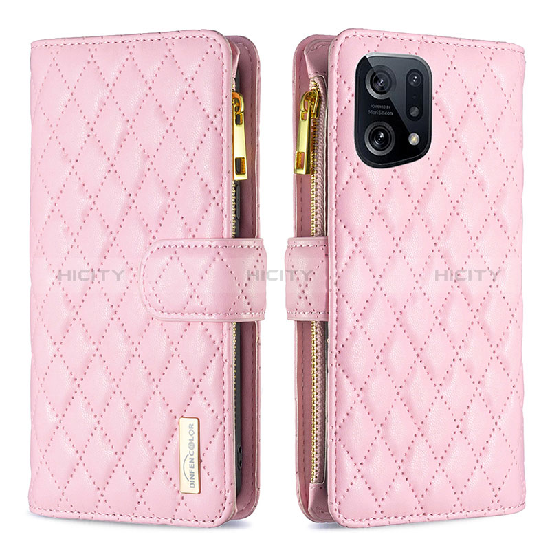 Coque Portefeuille Livre Cuir Etui Clapet B12F pour Oppo Find X5 5G Plus