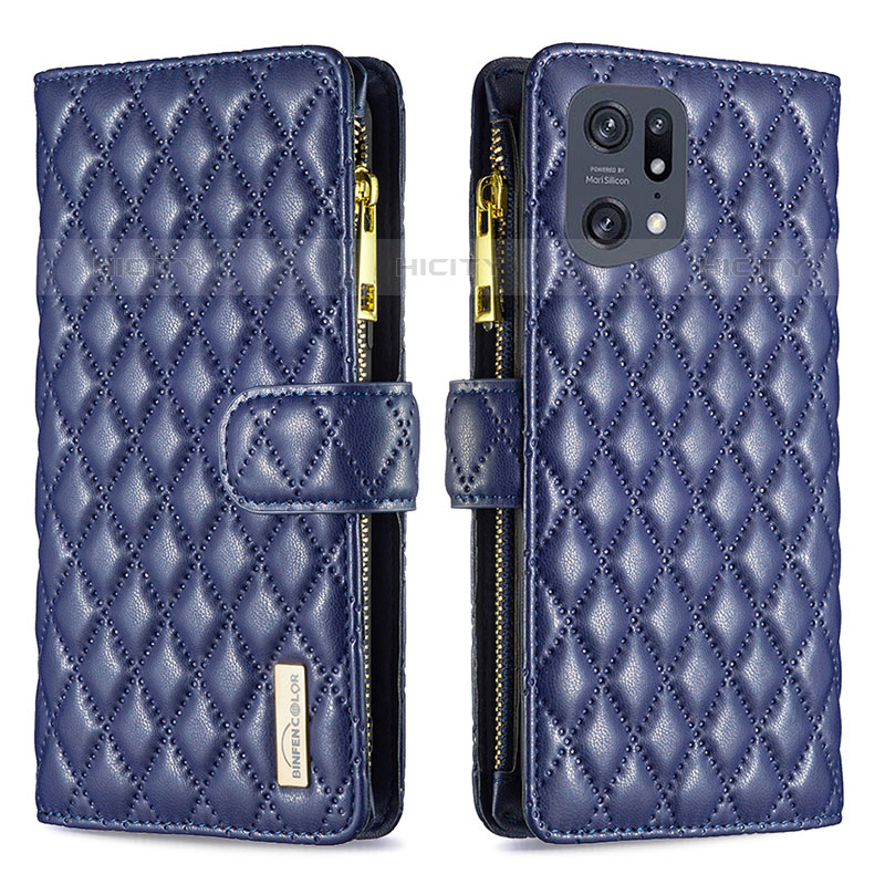 Coque Portefeuille Livre Cuir Etui Clapet B12F pour Oppo Find X5 Pro 5G Plus