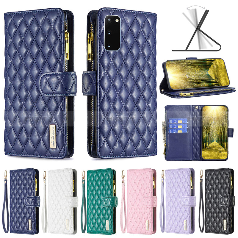 Coque Portefeuille Livre Cuir Etui Clapet B12F pour Samsung Galaxy S20 5G Plus