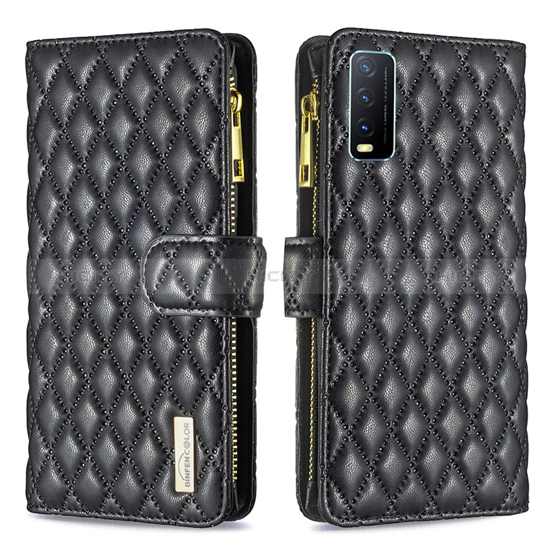 Coque Portefeuille Livre Cuir Etui Clapet B12F pour Vivo Y20s G Plus