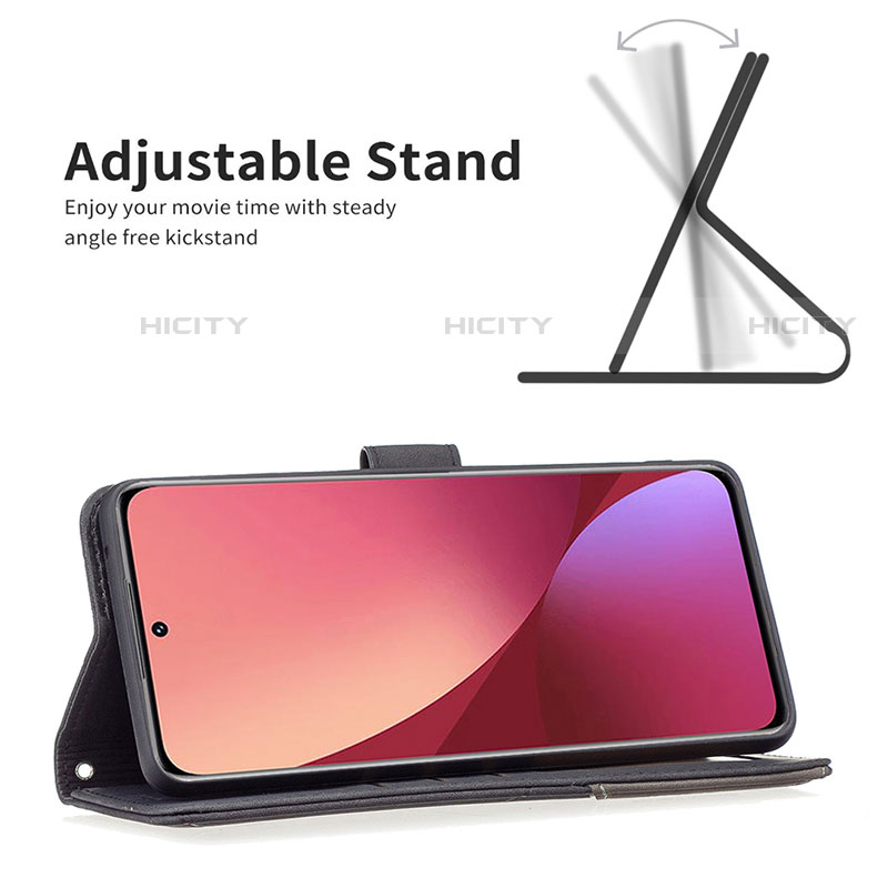 Coque Portefeuille Livre Cuir Etui Clapet B12F pour Xiaomi Mi 12S 5G Plus