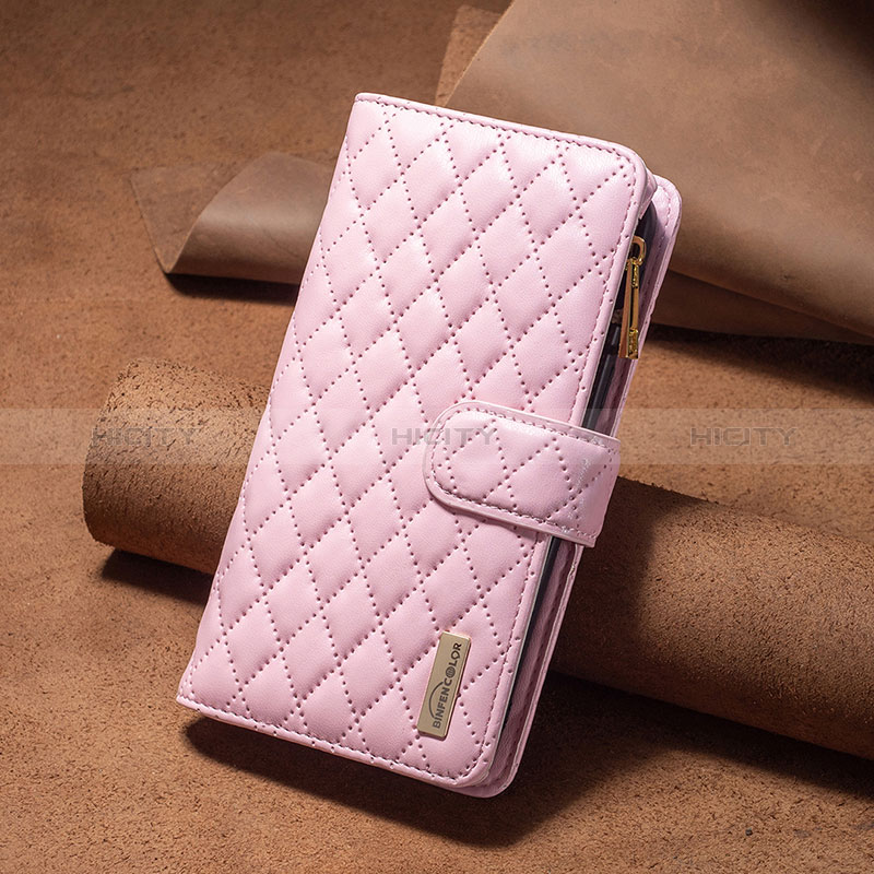 Coque Portefeuille Livre Cuir Etui Clapet B12F pour Xiaomi Mi 13 Pro 5G Or Rose Plus