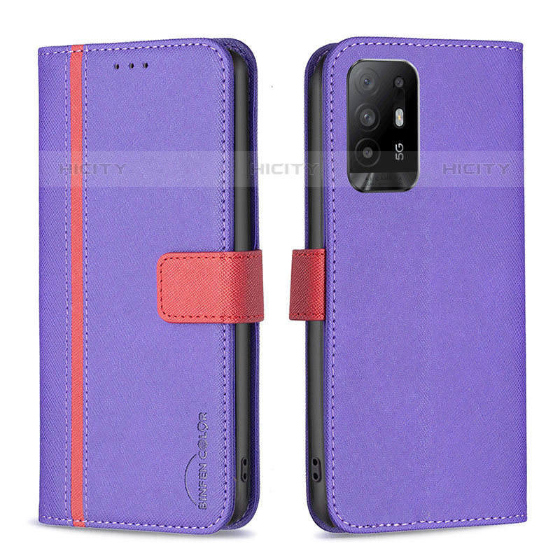 Coque Portefeuille Livre Cuir Etui Clapet B13F pour Oppo A95 5G Plus