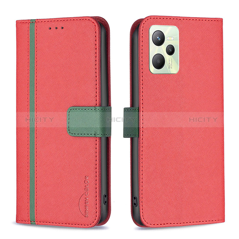 Coque Portefeuille Livre Cuir Etui Clapet B13F pour Realme C35 Plus