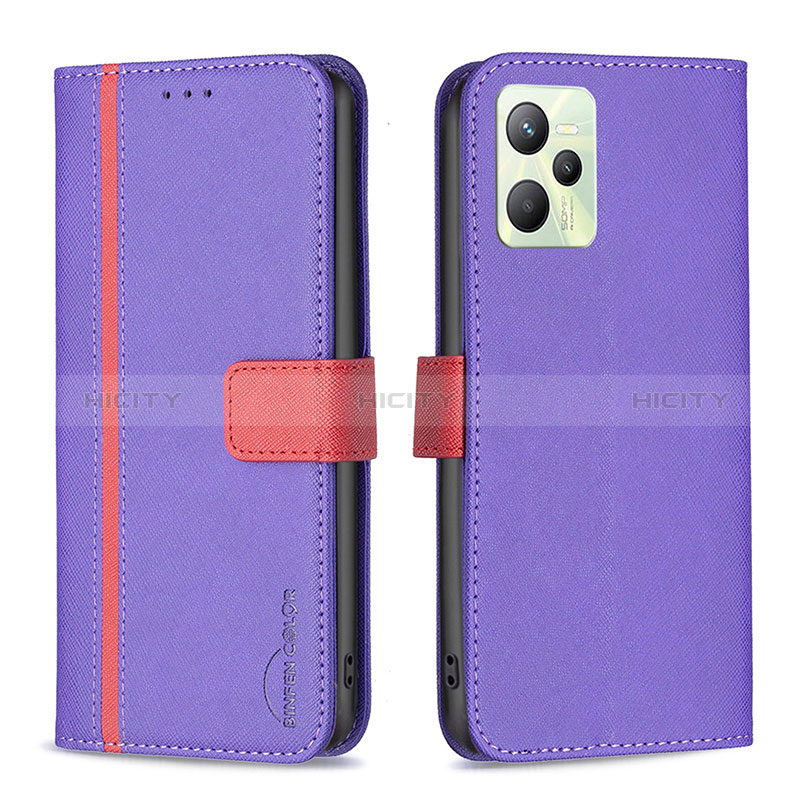 Coque Portefeuille Livre Cuir Etui Clapet B13F pour Realme C35 Plus