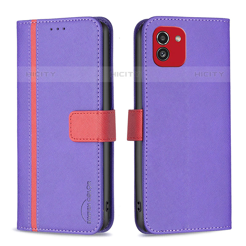 Coque Portefeuille Livre Cuir Etui Clapet B13F pour Samsung Galaxy A03 Plus