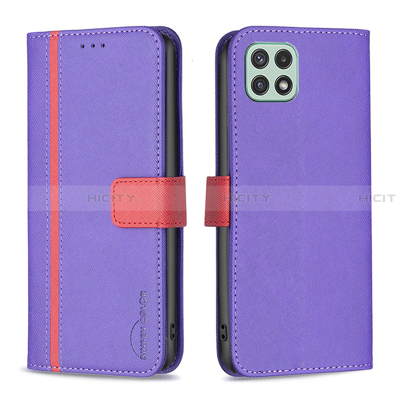 Coque Portefeuille Livre Cuir Etui Clapet B13F pour Samsung Galaxy A22 5G Plus