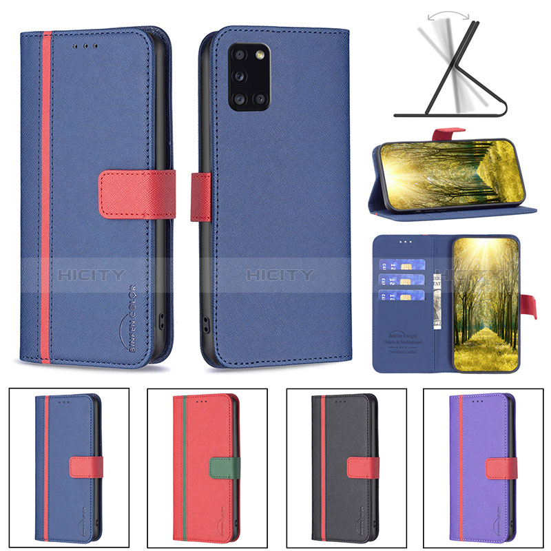 Coque Portefeuille Livre Cuir Etui Clapet B13F pour Samsung Galaxy A31 Plus