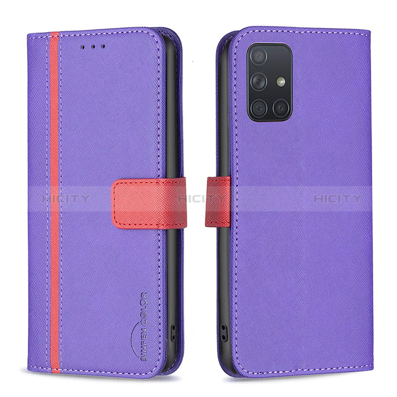 Coque Portefeuille Livre Cuir Etui Clapet B13F pour Samsung Galaxy A71 5G Plus