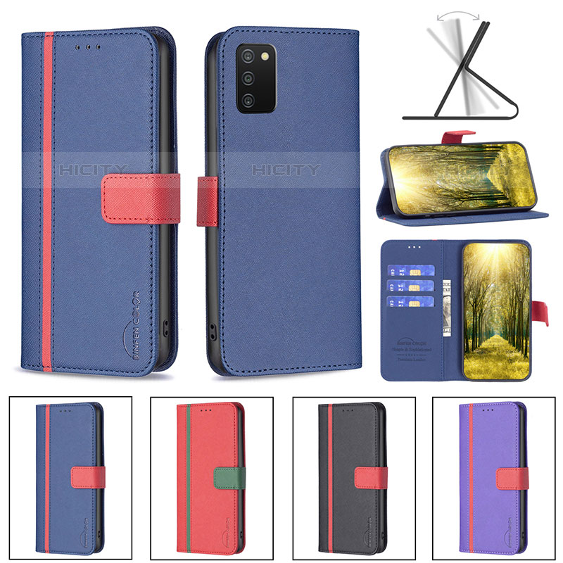 Coque Portefeuille Livre Cuir Etui Clapet B13F pour Samsung Galaxy M02s Plus