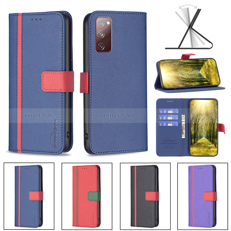 Coque Portefeuille Livre Cuir Etui Clapet B13F pour Samsung Galaxy S20 FE 5G Plus