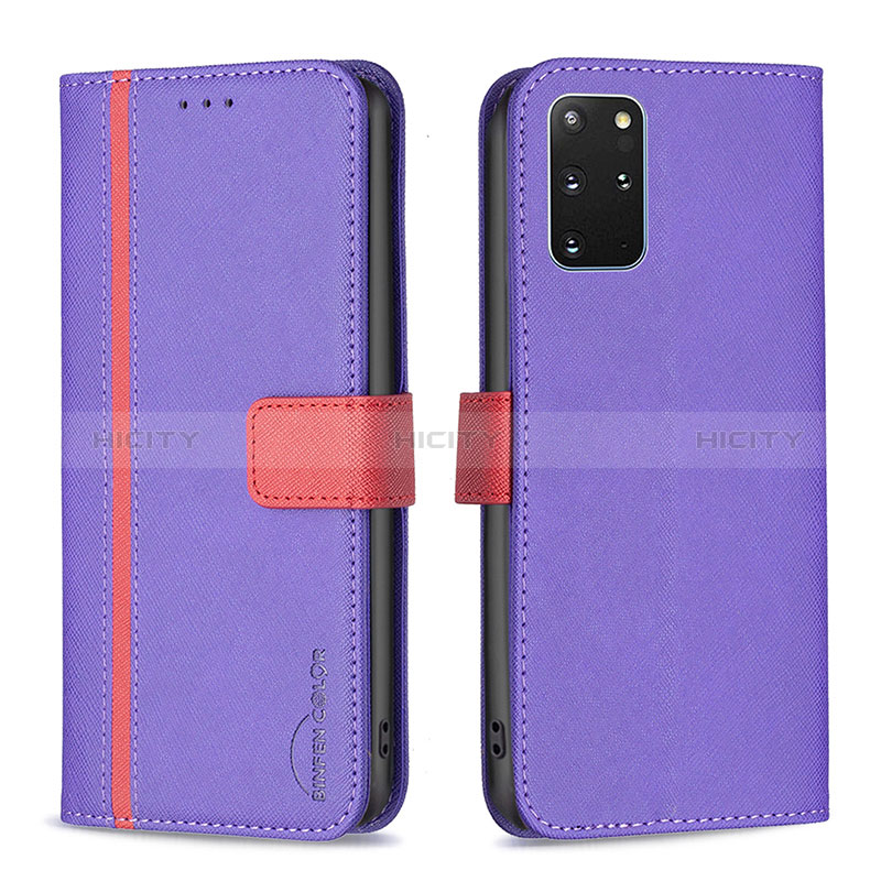 Coque Portefeuille Livre Cuir Etui Clapet B13F pour Samsung Galaxy S20 Plus Violet Plus