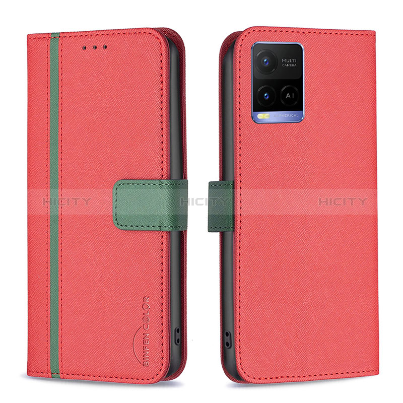 Coque Portefeuille Livre Cuir Etui Clapet B13F pour Vivo Y21 Plus