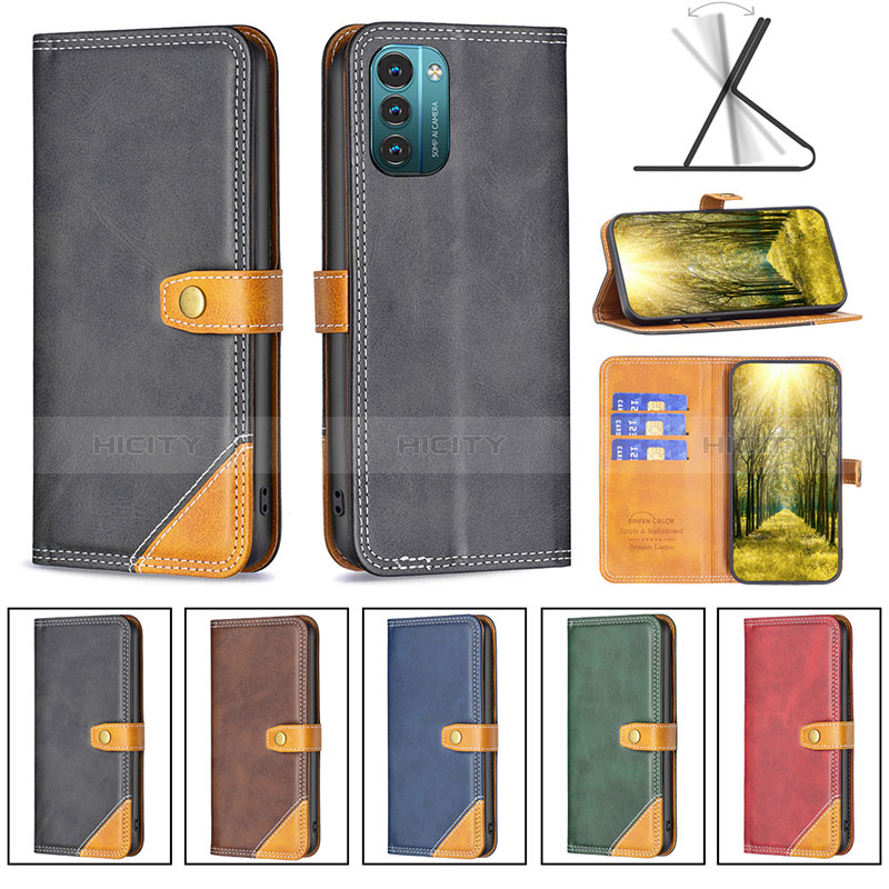 Coque Portefeuille Livre Cuir Etui Clapet B14F pour Nokia G21 Plus