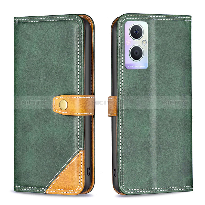 Coque Portefeuille Livre Cuir Etui Clapet B14F pour Oppo A96 5G Plus