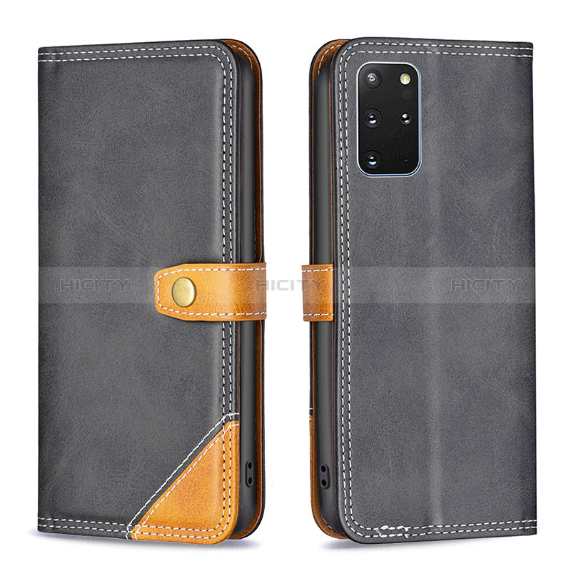 Coque Portefeuille Livre Cuir Etui Clapet B14F pour Samsung Galaxy S20 Plus 5G Noir Plus