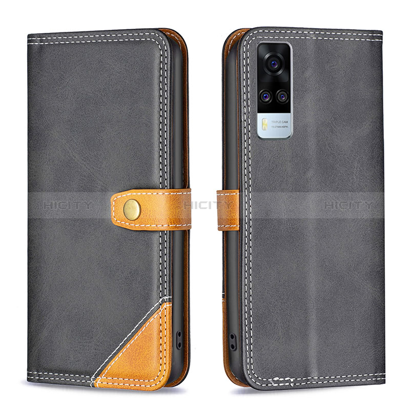 Coque Portefeuille Livre Cuir Etui Clapet B14F pour Vivo Y31 (2021) Plus