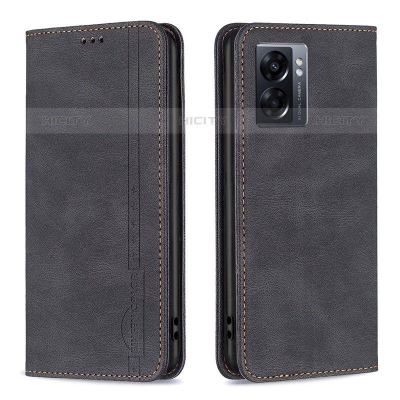 Coque Portefeuille Livre Cuir Etui Clapet B15F pour OnePlus Nord N300 5G Noir Plus