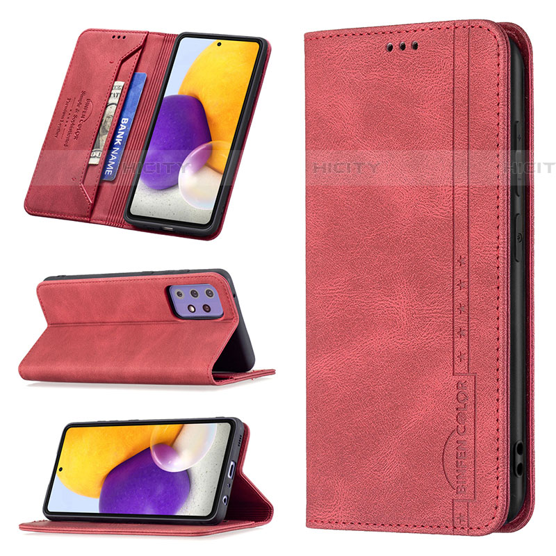 Coque Portefeuille Livre Cuir Etui Clapet B15F pour Samsung Galaxy A72 4G Plus