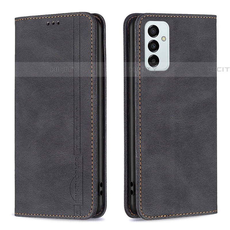 Coque Portefeuille Livre Cuir Etui Clapet B15F pour Samsung Galaxy F23 5G Noir Plus