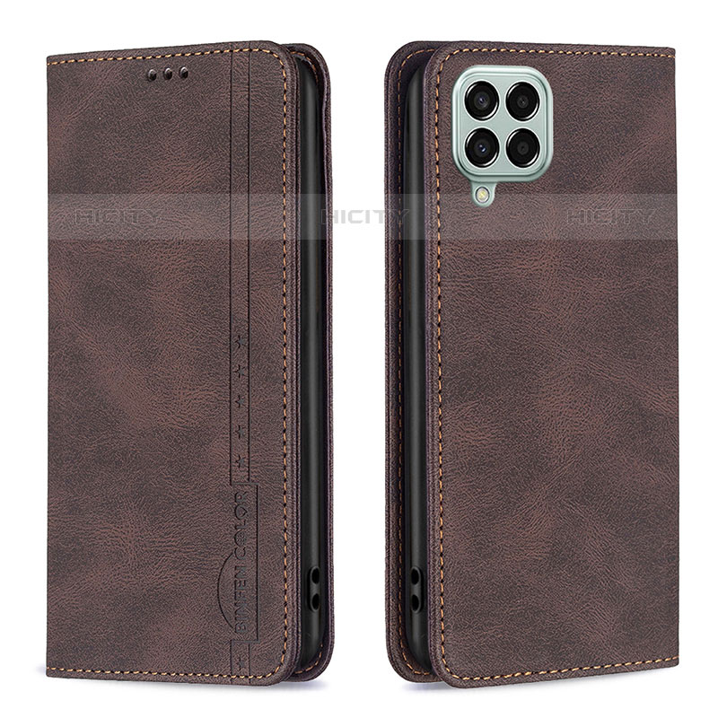 Coque Portefeuille Livre Cuir Etui Clapet B15F pour Samsung Galaxy M33 5G Marron Plus